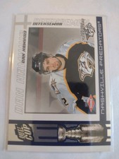 2003-04 Pacific Quest for the Cup Rc Rookie Silver Foil Dan Hamhuis 702/950