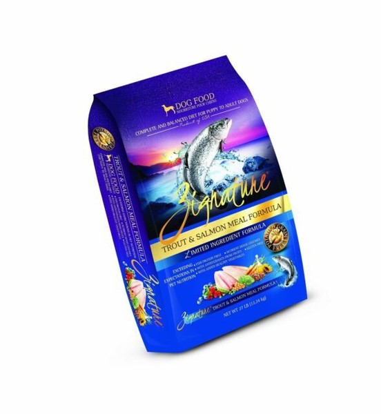 Zignature 31020 27 lbs Trout and Salmon Meal Formula Dry Dog Food for