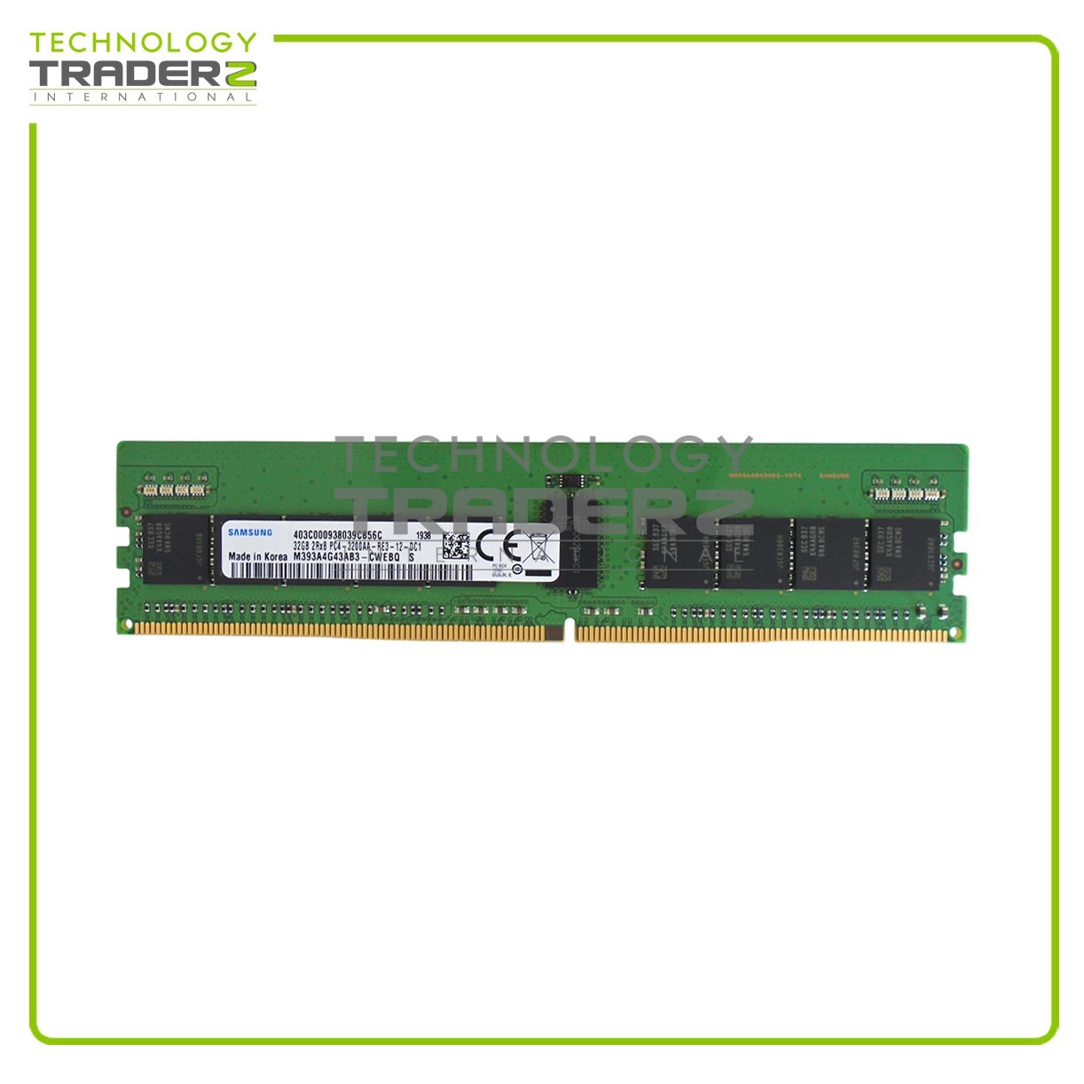 M393A4G43AB3-CWE Samsung 32GB PC4-25600 DDR4-3200MHz ECC 2Rx8 Memory ...