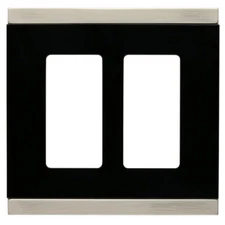 (12 Pack) Basic Stripe Double Rocker Hidden Fastener Wall Plate