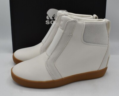 Sorel Womens Size 8.5 Out N About Sea Salt Gum Wedge Booties Shoes