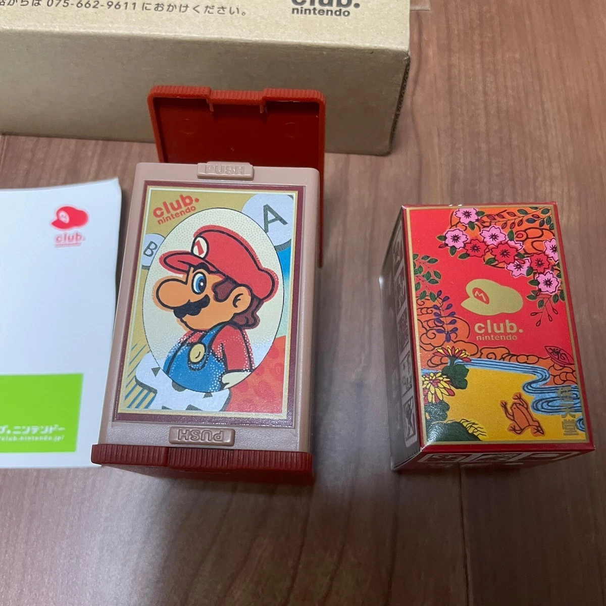 New Official CLUB NINTENDO Hanafuda Playing Cards Limited edition RED