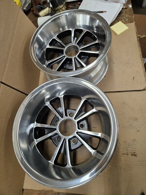 PAIR GENERAL MOTORS 4 3/4 RARE FORESIGHT VENTURES - 14x7  RESTORED CHEVY PONTIAC