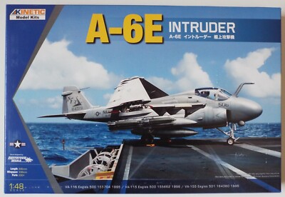 1/48 Grumman A-6E Intruder Attack Aircraft Kinetic #K48023 Factory Sealed MISB