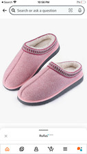 House Bedroom Slippers for Women Indoor and Outdoor with Fuzzy Lining Memory Foa