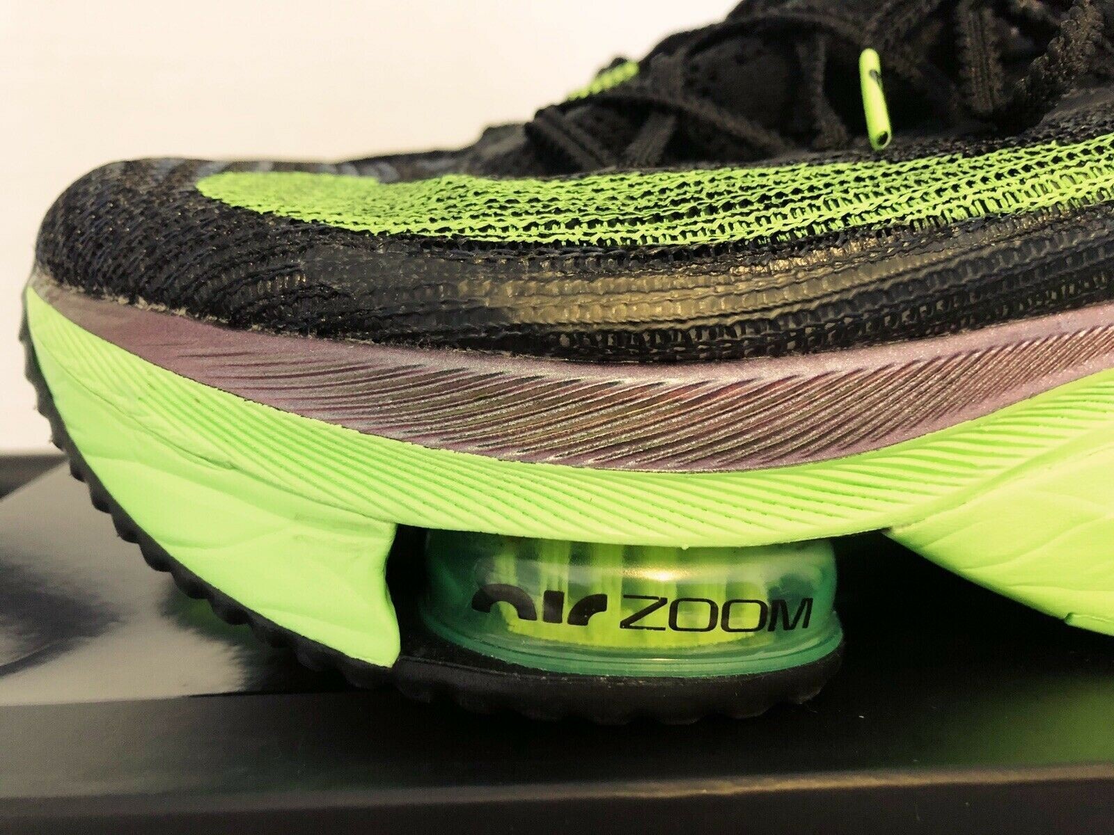 Nike Air Zoom Alphafly Next percent Lime Blast 2020 CI9925-400 RARE SZ 6.5 + FREE 🎁 image 7