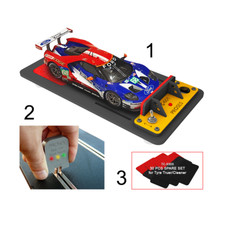 SLOT CAR WERKZEUGSET SPARPACKUNG (Reifen-Rundlaufpr&uuml;fer/Reiniger, Streckentester