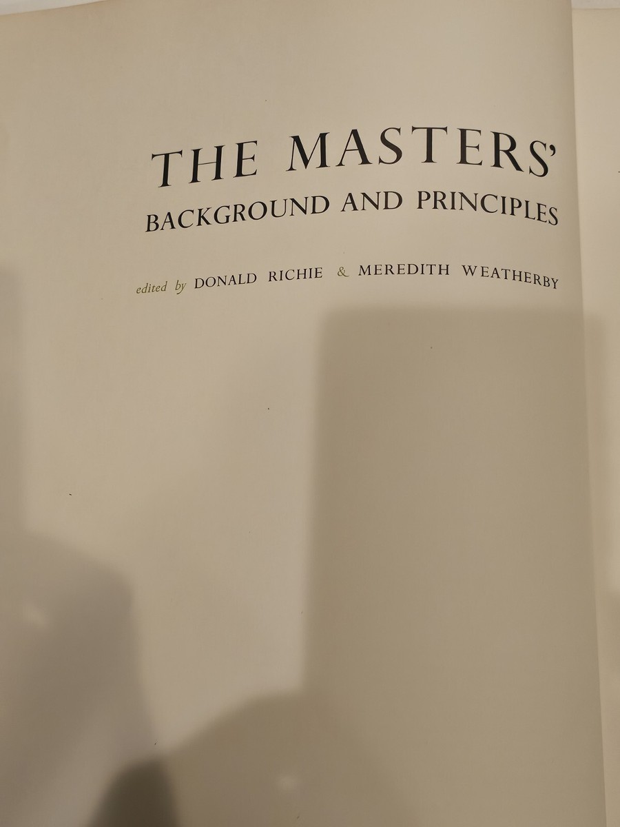 The Masters' Book of Ikebana 1966 1st Ed Japanese Flower