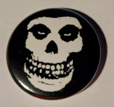1x Misfits Button Punk Punkrock Horror Punk Punx Gothic Death Punk