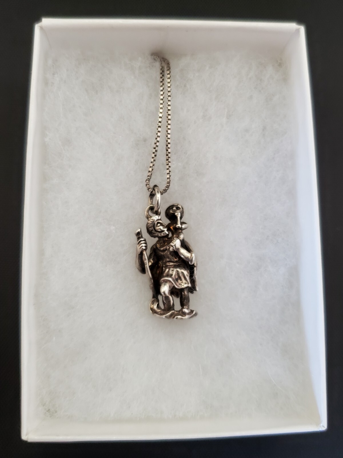 VINTAGE SOLID STERLING SILVER ST. CHRISTOPHER STA… - image 10