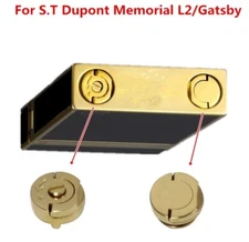 New ST DuPont Lighter Gas Refill Cap & Flame Adjustment Cap for Line 2 Models