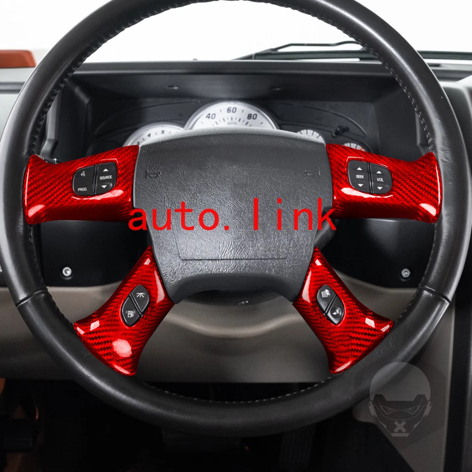 Pegatinas para consola central de fibra de carbono ABS para Oldsmobile Bravada 2001-2004 Foto 4 de 4