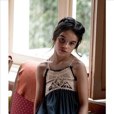 girls black sundress