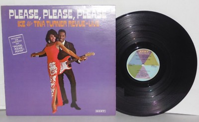 IKE & TINA TURNER Live Please LP VG+ Vinyl Plays Well Kent Records KST550 