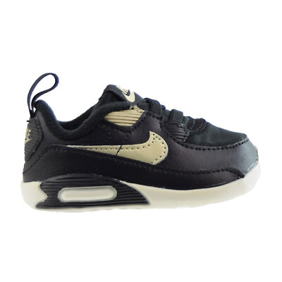 Nike Air Max 90 Crib (CB) Infants' Shoes Rare Black-Gold CI0424