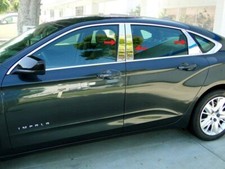 For 14-21 Chevy Impala 6pc Stainless Steel Chrome Pillar Post Trim Molding