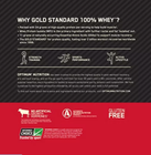 GOLD STANDARD 100% WHEY Protein Powder