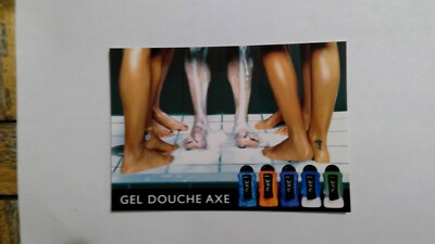 Achse - Duschgel - Werbepostkarte