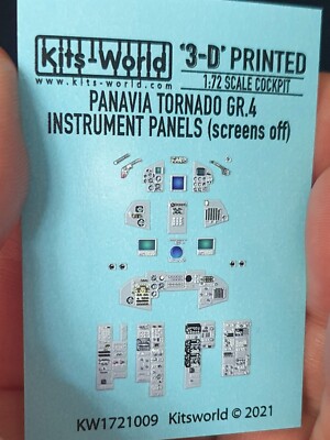 KW3D1721009 Kits-World 3D Decals 1:72 Panavia Tornado GR.4 Cockpit Instruments
