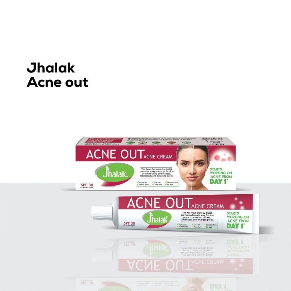JHALAK ACNE OUT CREAM Free P&P