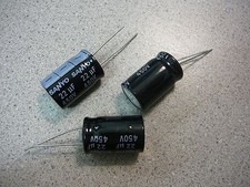 SANYO 450MV22FC Aluminum Electrolytic CAPACITOR 22uF 450V 20  NEW  Qty.3