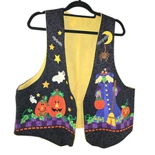 Vintage Teacher Halloween Witch Costume Vest
