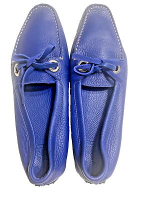 Bally OMNIEL.SK.0 Mens Navy Blue Leather Slip On Sneakers Made in Italy Size 12 Bally Emblem-plaque Leather Driving Shoes | Blue | FARFETCH main image 3