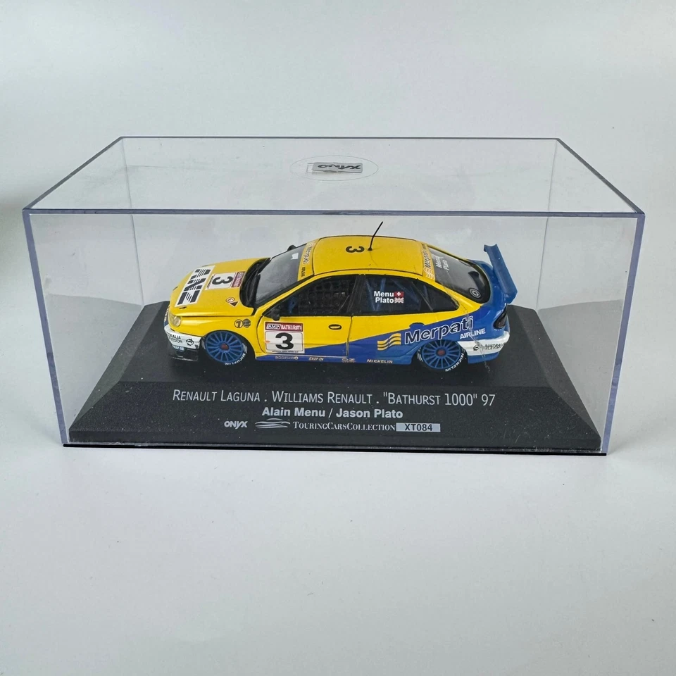 Onyx 1/43 XT084 Renault Laguna 1997 Bathurst Alain Menu Jason Plato boxed Foto 2 de 4