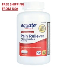 Equate Extra Strength Acetaminophen Caplets, 500 mg, 500 Count