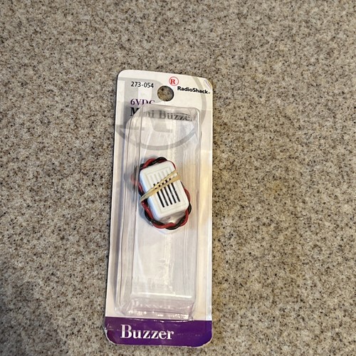 Mini Buzzer 6VDC 273-054 New NOS Radio Shack