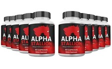 Alpha Stallion Blood Capsules for Men, Max Strength ed Pills 10 Pack 