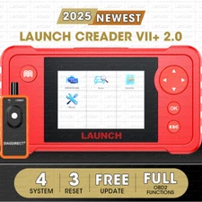 2024 LAUNCH X431 VII+ 2.0 Car OBD2 Diagnostic Scanner ABS SRS Engine Code Reader