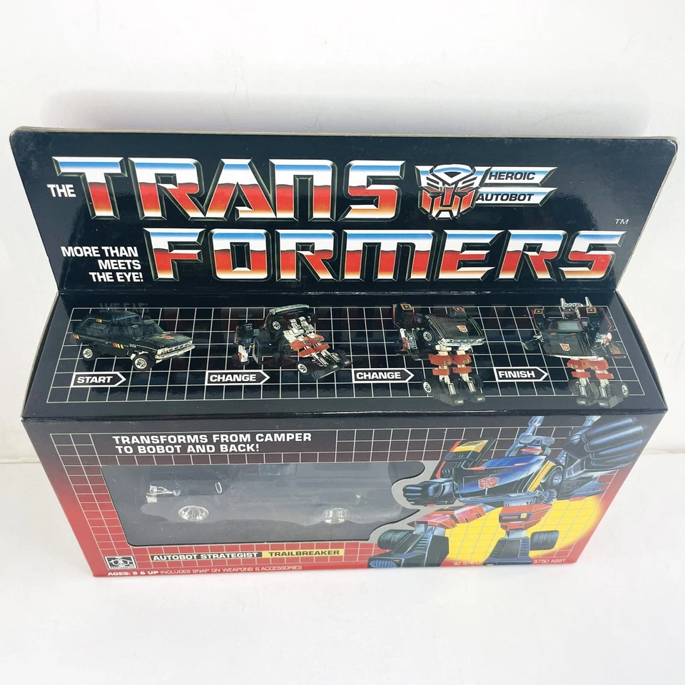 Transformers G1 Trailbreaker Autobot Strategist Action Figure Reissue Toy In Box - Image 2 of 4
