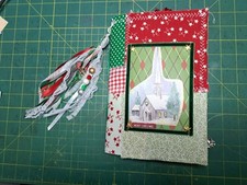 CHURCH CHRISTMAS Handmade Junk Journal