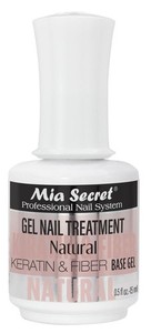 Mia Secret Gel Nail Treatment Keratin Base & Top (Natural) 0.5oz
