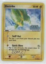 Electrike Reverse Foil Pokémon EX Crystal Guardians #52 2006