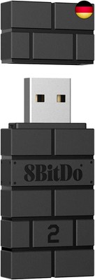 Wireless USB Adapter 2, Bluetooth Adapter für Switch, PC, PS Classic, Android, 
