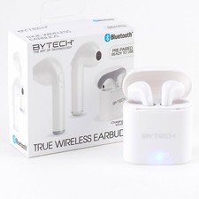 Bytech True Wireless Earbuds White Bluetooth
