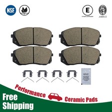 Front Premium Ceramic Brake Pads Set for 2015...