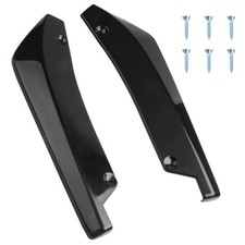 2PCS Rear Bumper Lip Splitter Canard Diffuser Spoilers, Car Side Fenders Black