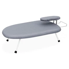 Tabletop Ironing Board 23.6"x14"x7" | Folding Legs with Removable Sleeve Board