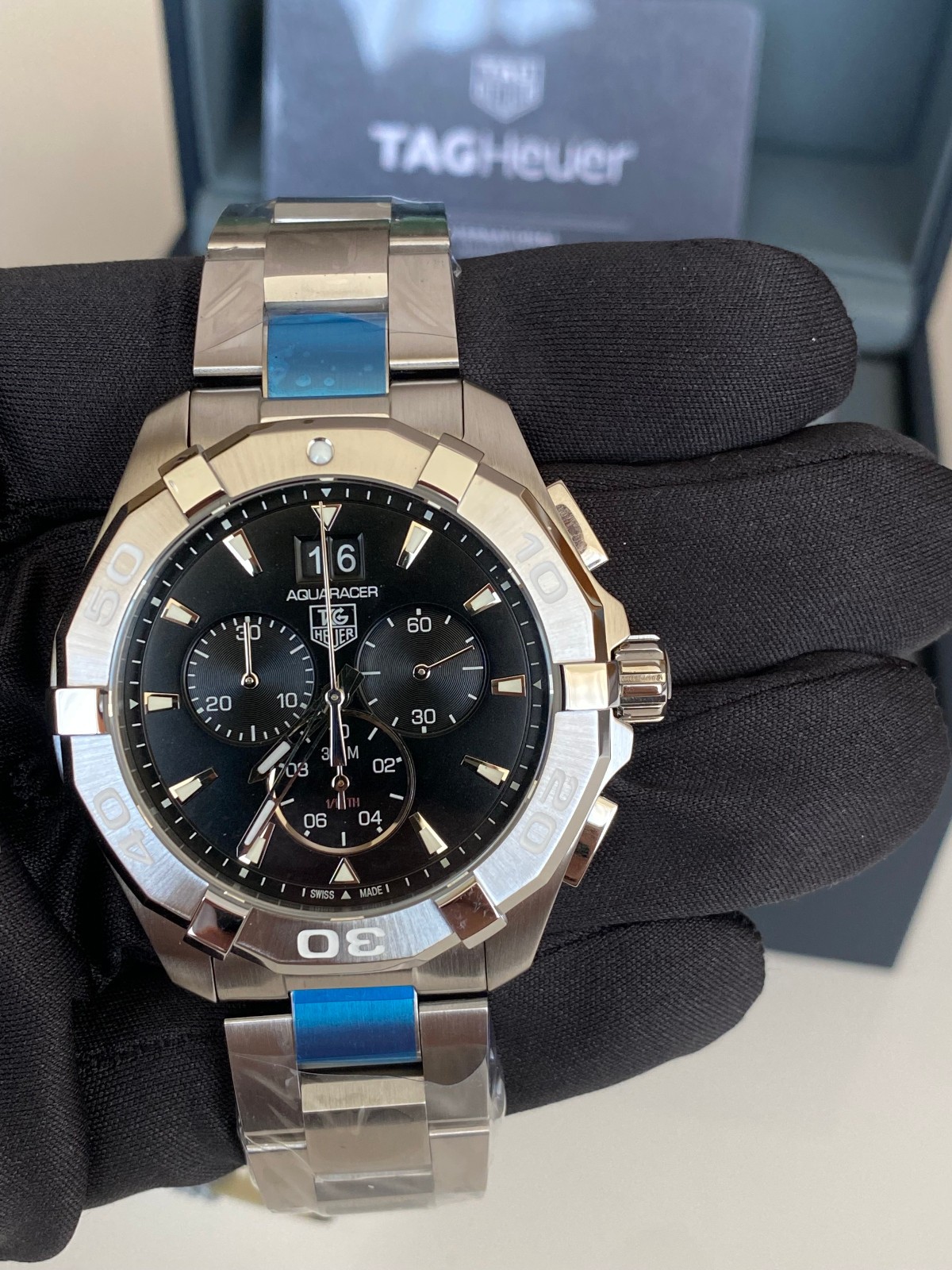 Watch 43mm Tag Heuer Quartz Aquaracer Men's - vintagewatches.pk