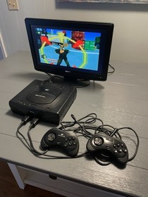 Sega Saturn With Game Tested
