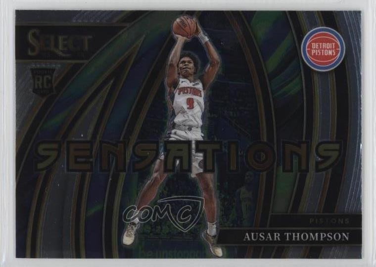 2023-24 Panini Select Sensations Ausar Thompson #4 Rookie RC 0ms5