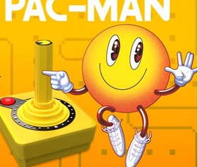 NIB Wireless Cx40+ Pac-Man Edition Atari 2600+  (Yellow)  Joystick Controller