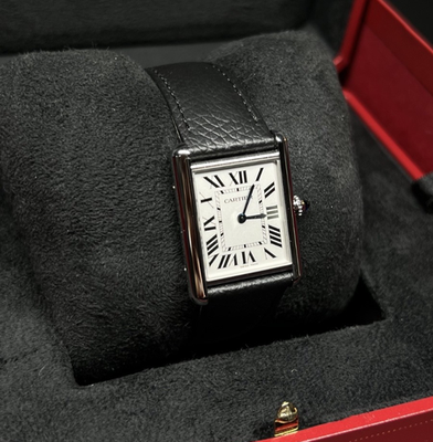 2026 NEW COMPLETE SET LARGE TANK MUST DE CARTIER WATCH WSTA0138 | eBay