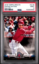 2018 TOPPS UPDATE SALUTE SHOHEI OHTANI RC PSA 9