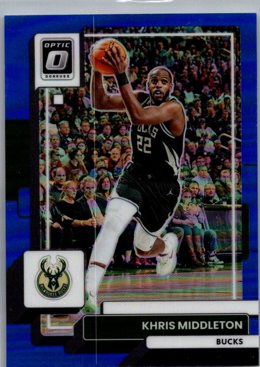 2022-23 Donruss Optic #82 Khris Middleton Blue #/49