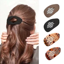 Matte Duckbill Claw Clips for Women, Strong Hold Flat Hair Clips for Thick Hair,