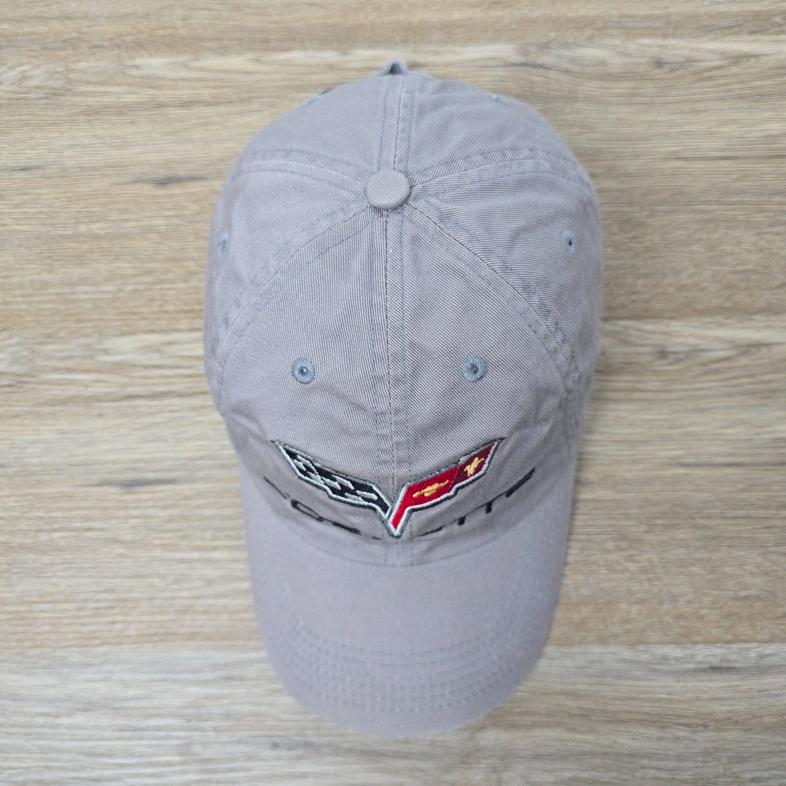 Corvette Racing Hat Gray Adjustable Cap OSFA Unst… - image 6
